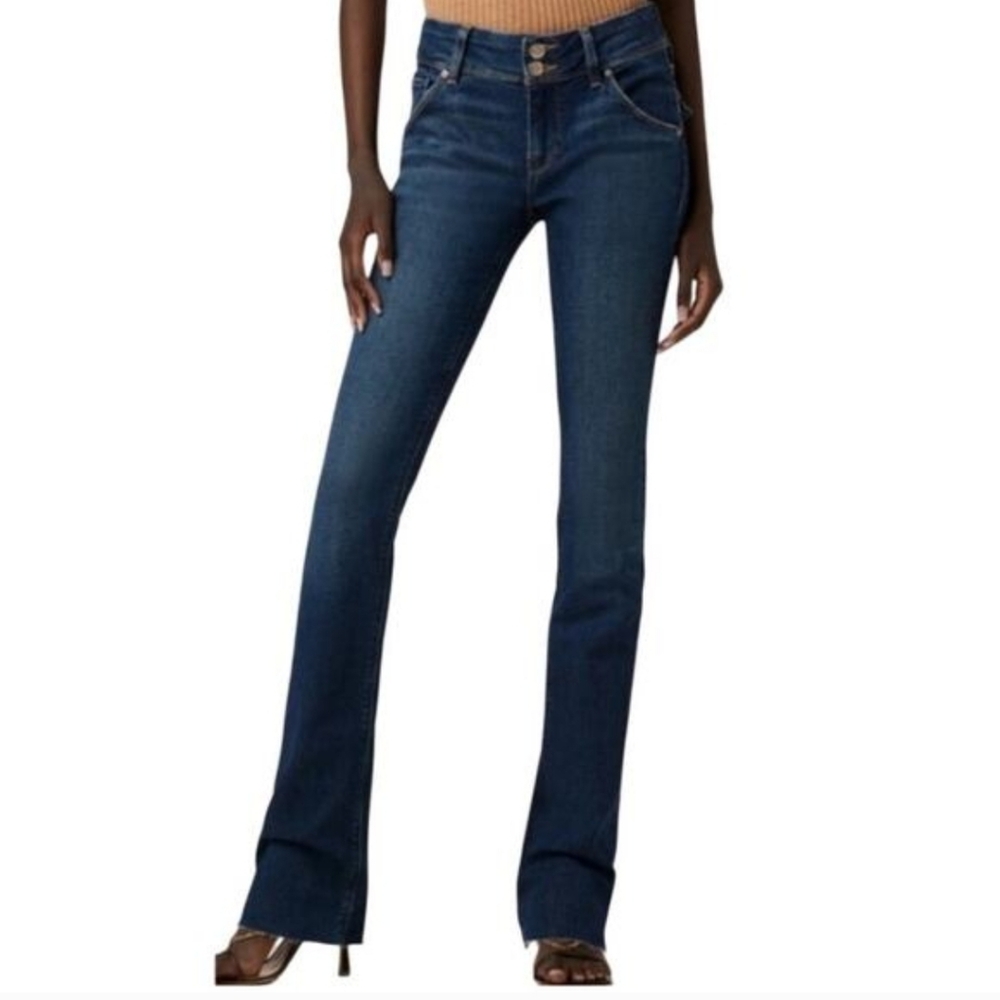 Hudson Jeans Signature Mid Rise Bootcut Dark Wash Jeans Size 28*